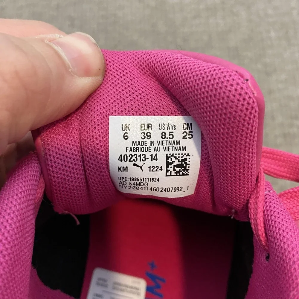 PUMA Shoes Womens Size 8.5 Pink Platform SoftFoam+ Cushioned‎ Sneakers 402313-14